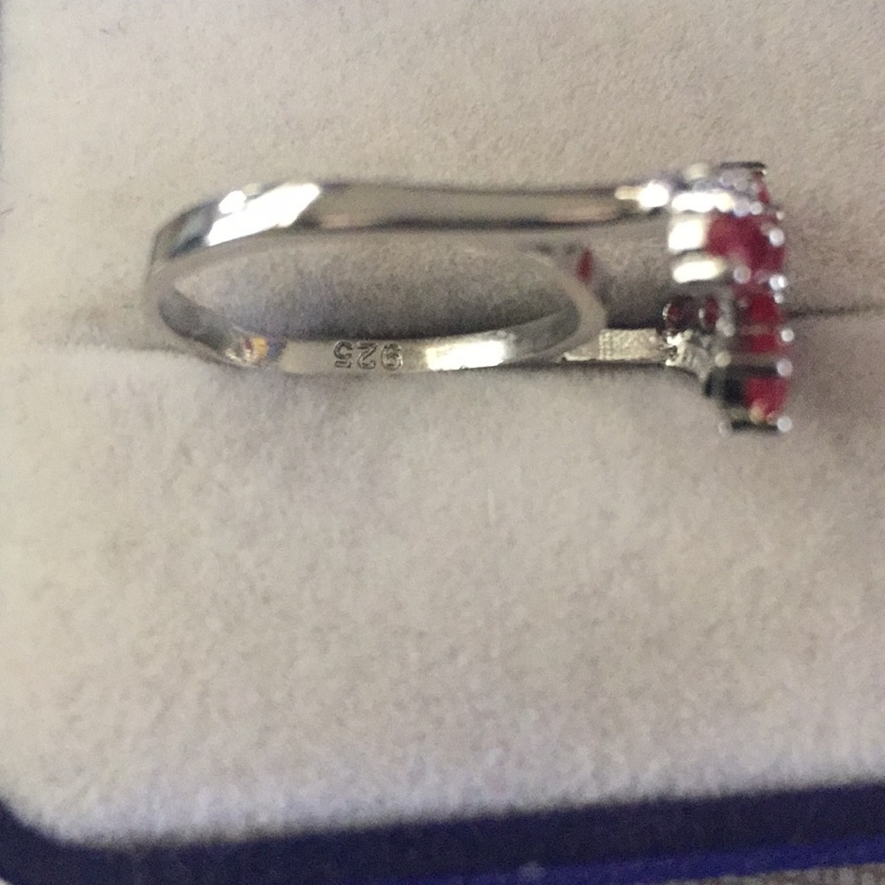 Astonishing Ruby Gemstone Silver Ring 925 - image 4